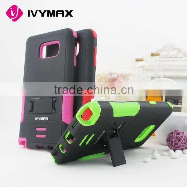 Best selling PC Silicone case cover for samsung note5