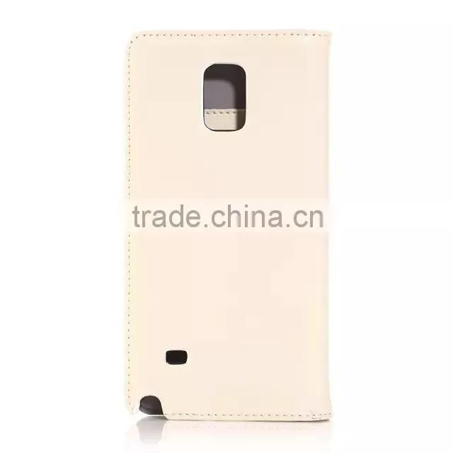 Hotter selling products on the market, flip leathher case for samsung galaxy note 4 D
