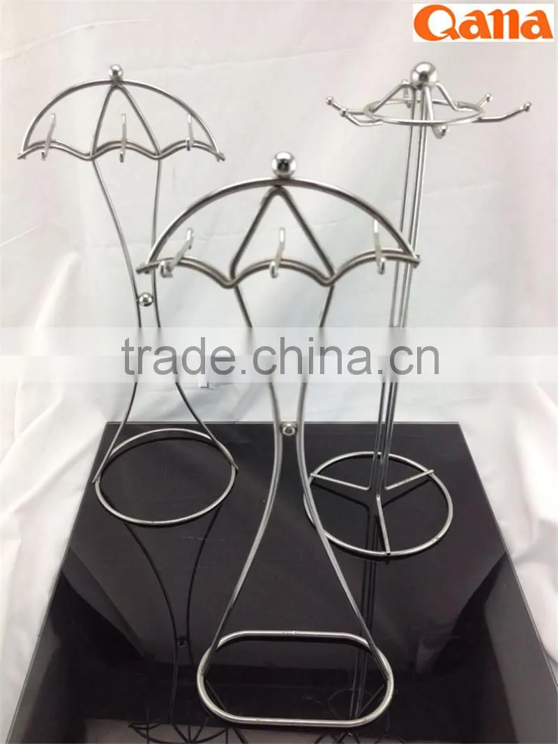 6Pcs Stainless Steel Kitchenware with High Quality/ Nice Kitchenware with Shelf