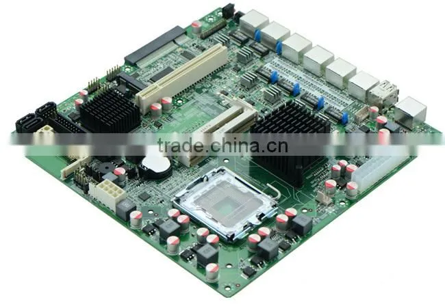 Intel G41 Firewall Motherboard with 6 gigabit Lan 1U Firewall motherboard
