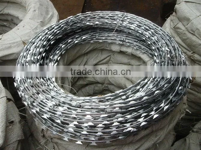 Sanaqiang rozor barbed wire factory manufacture(gold)