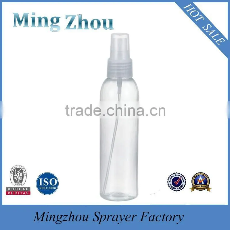 MZ-07 Professional manufacture150ml transparent PP cosmetic spray bottles