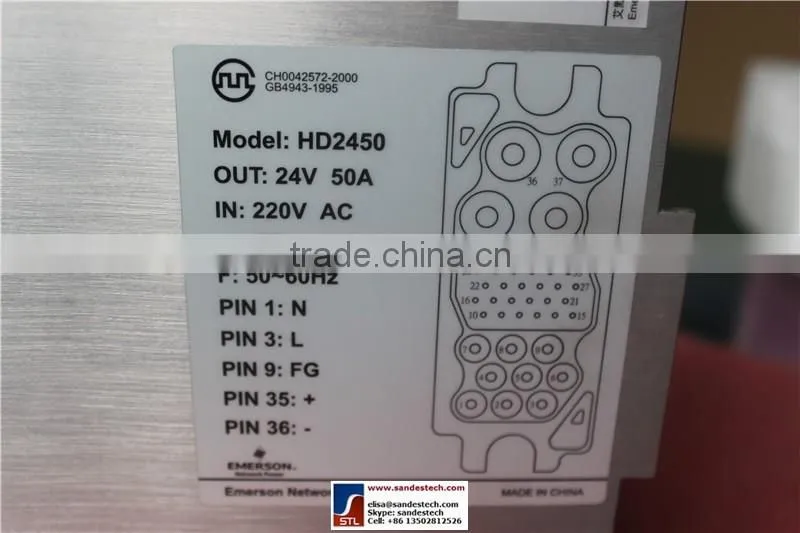 Emerson HD2450 HD2450-2 24V50A Rectifier modules DC power Rectifier Converter
