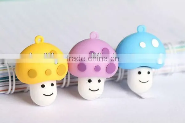 Chinese Factory Colorful Cute Mushroom Shaped Silicone Protective USB Cover