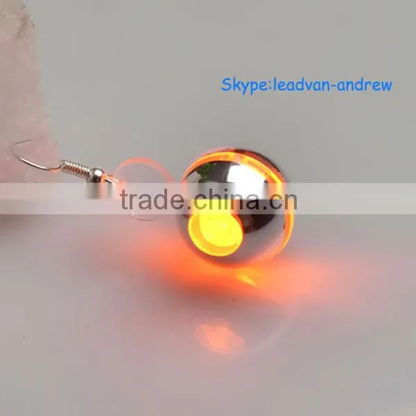 Party Favour Decoration Colorful Charming Heart LED Stud Earrings