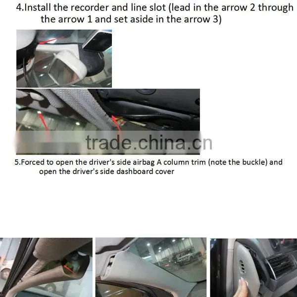 Car DVR Camera registrar fit for Maserati car with wifi 1080P 170 degree