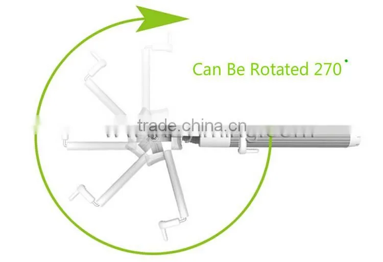 Zyiming 2015 trending hot products colorful foldable selfie stick YM-Z07-6 carbon fiber selfie stick for smart phone