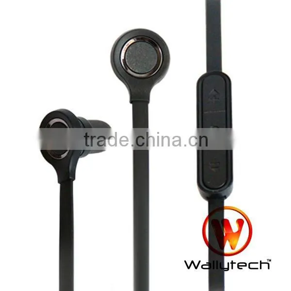 Flat Cable Earphone With Remote For SamSung S4