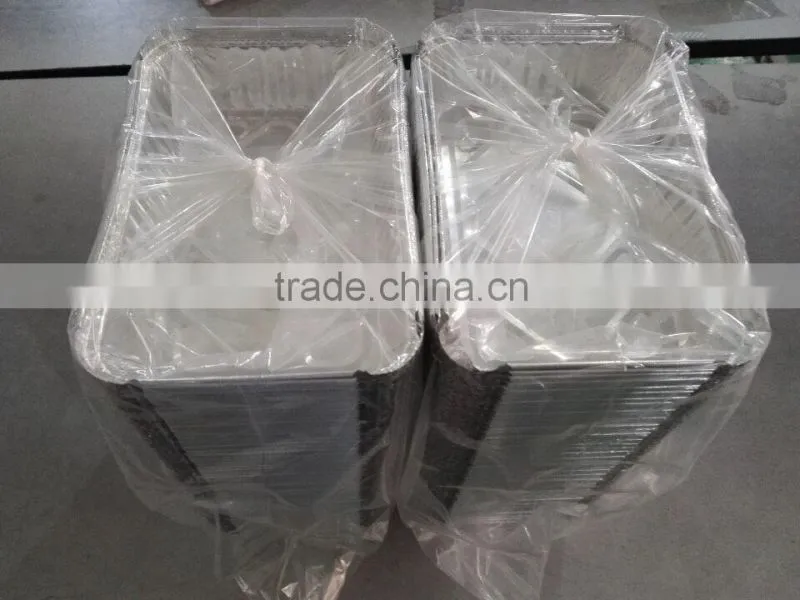 Disposable aluminium foil container for lid