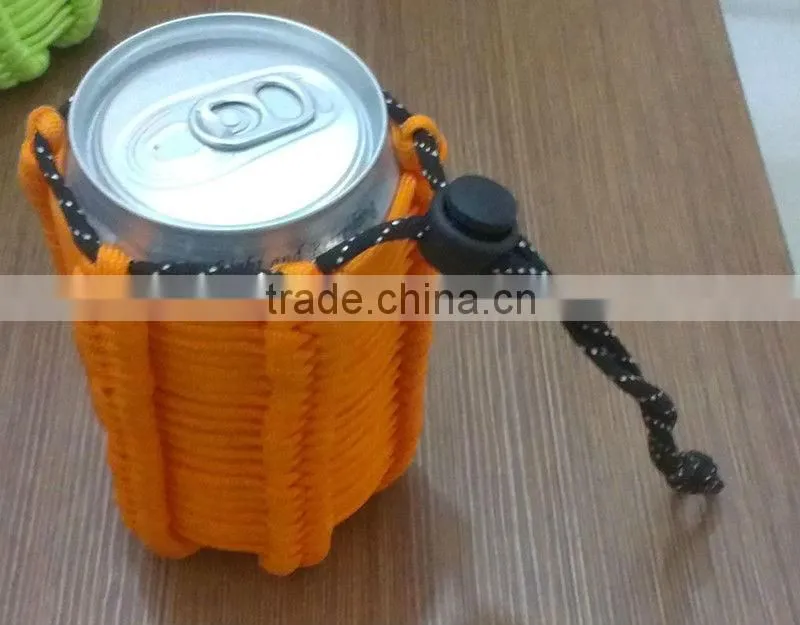 paracord knit cup sleeve for coffee