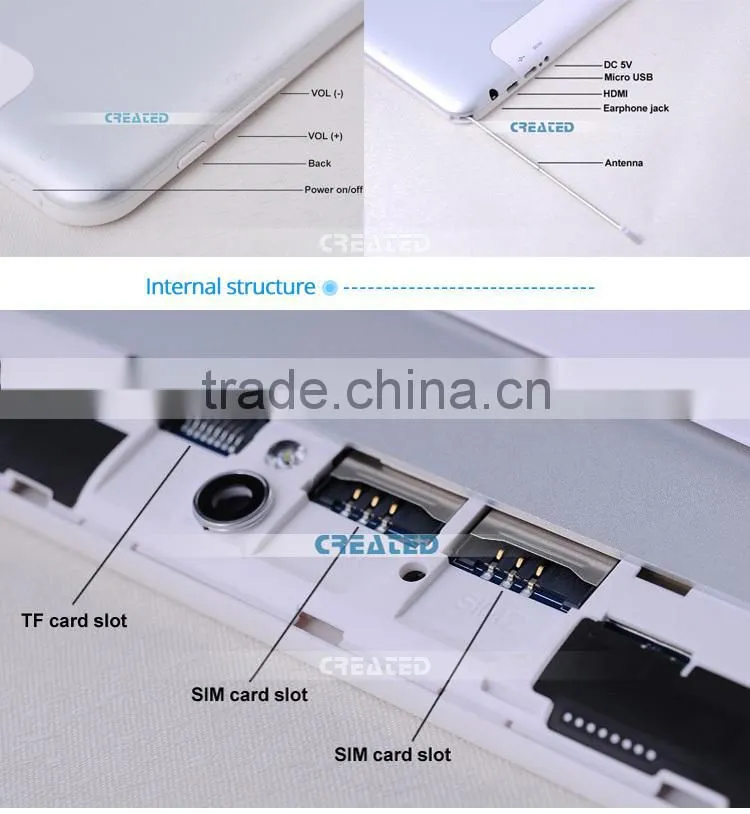 Android 4.4 Quad core 3G 10.1 inch tablet pc