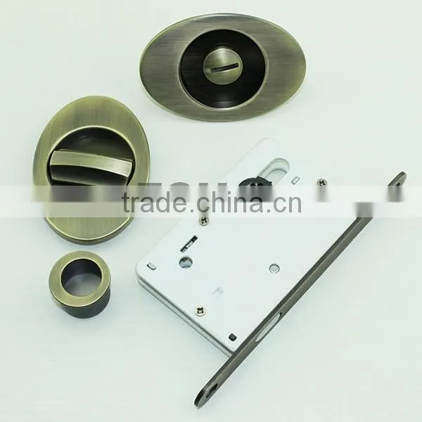 China supplier modern hotel zinc alloy sliding door lock