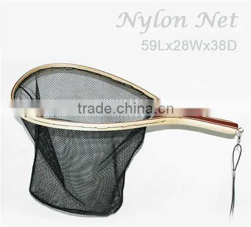 Wooden Handle Fishing Landing Nets