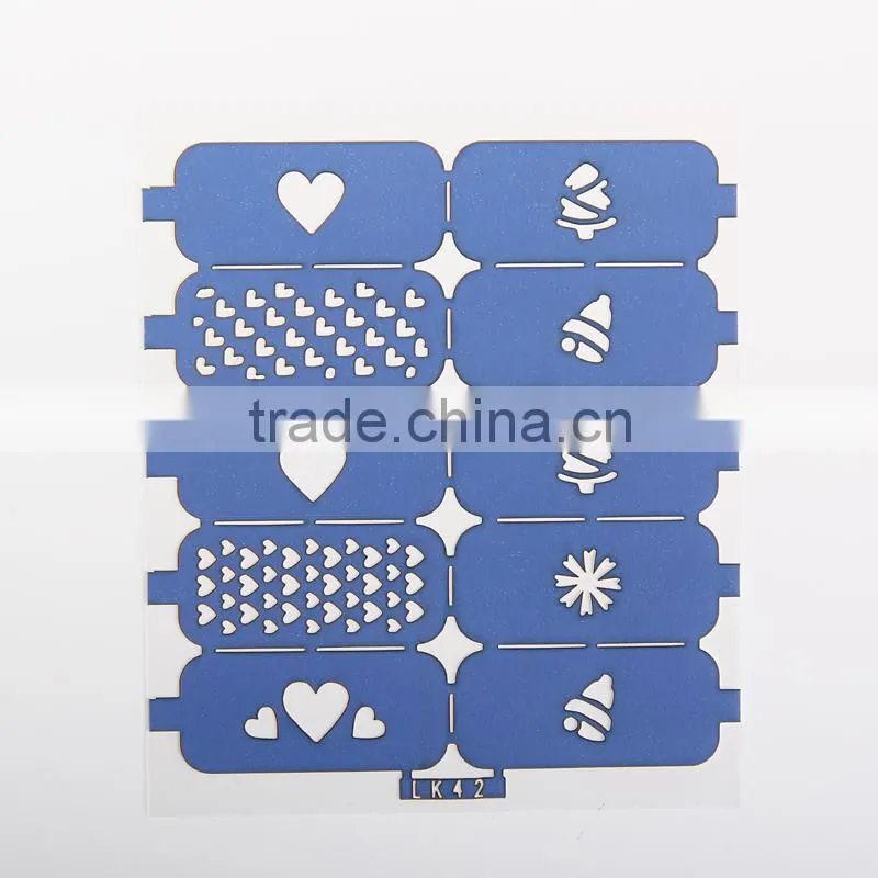 Factory Wholesale/OEM/ODM Nail Stencil Reusable Nail Stencil Sticker