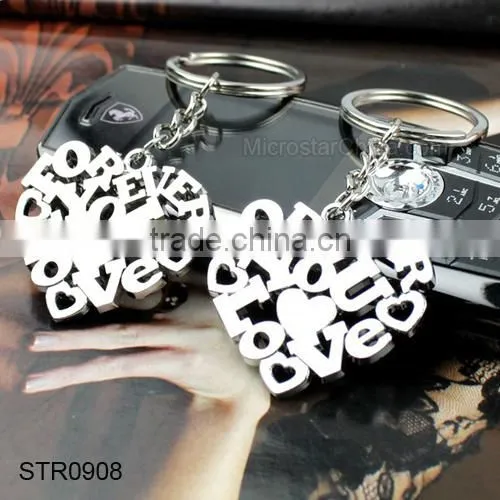 In Stock Hot Couple Key Chain "I Love You" Heart Arrow Key Chain