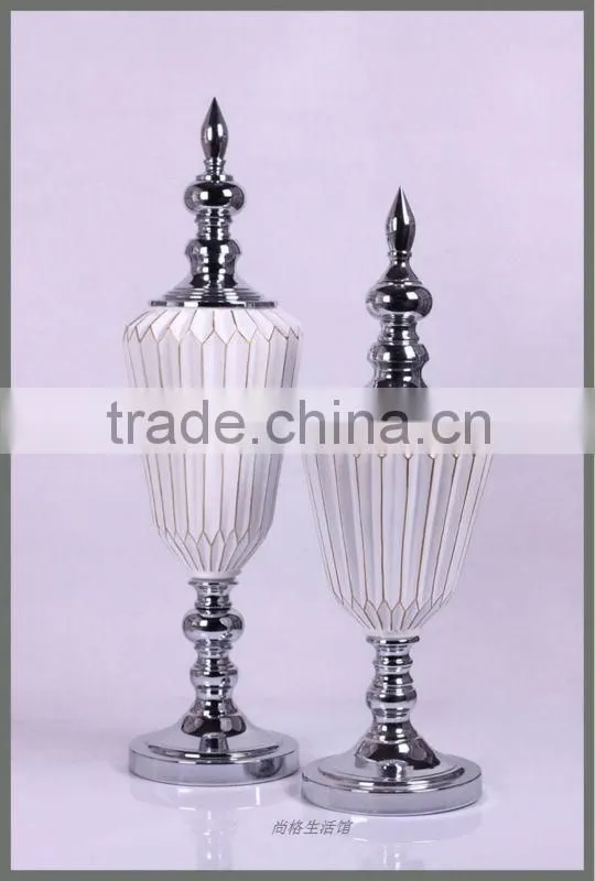 MPA-BER0001WT wedding gift resin art vase style decoration