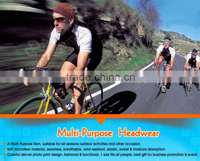 Customized OEM classic gift remarkable outdoor cycling headwear