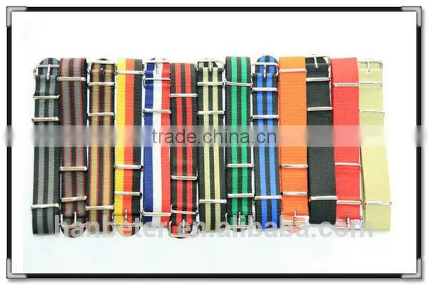 PVD buckle high quality fashion nato band adjustable custom watch band parts