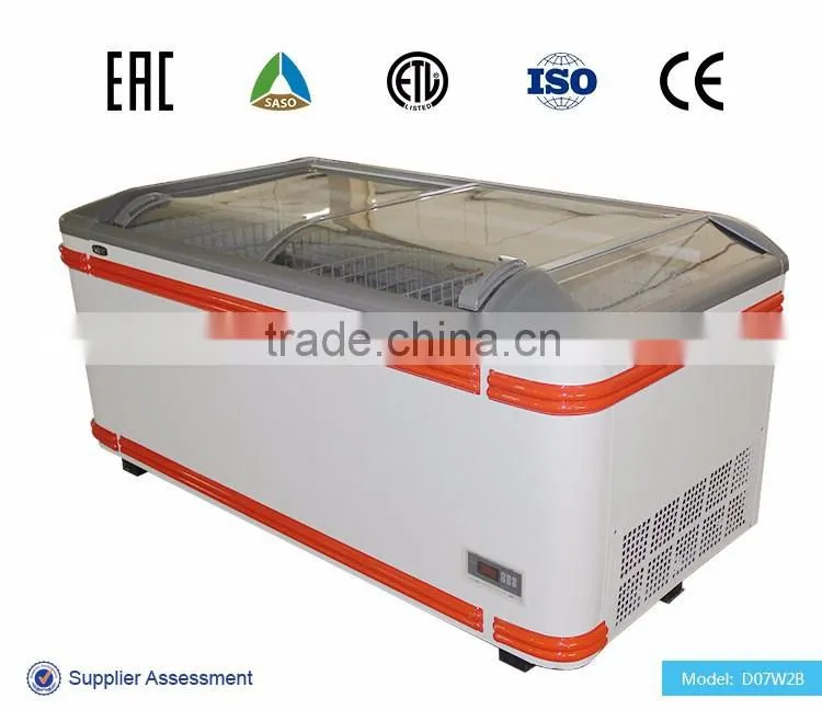 supermarket mini fridge with imported refriger compressor