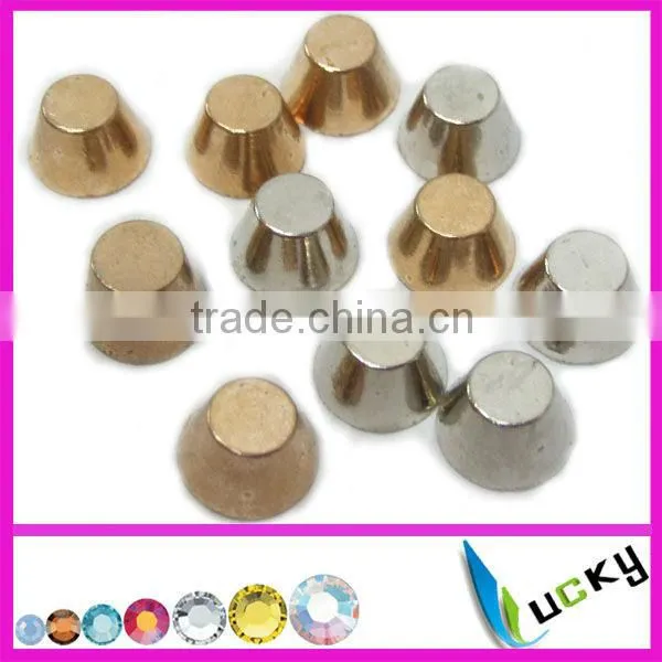2103 newest large size hot fix copper dome rectangle shape dome