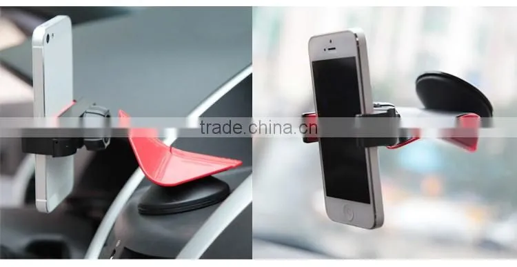 Universal 360 degree rotation phone holder, novelty cell phone holder, suction car holder
