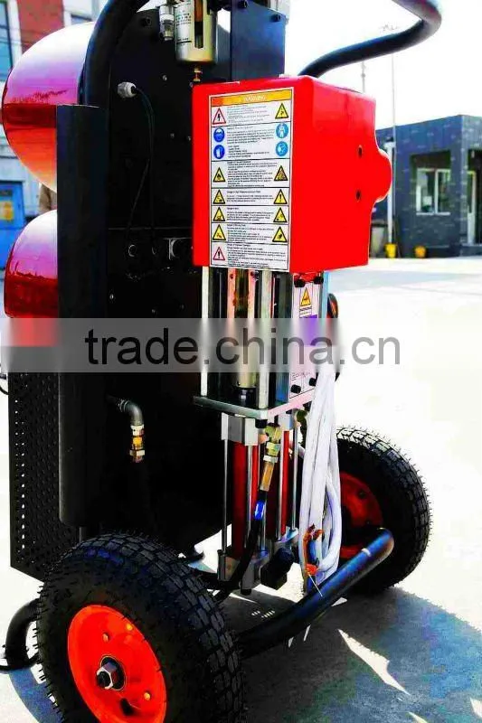PU foaming spray equipment mark