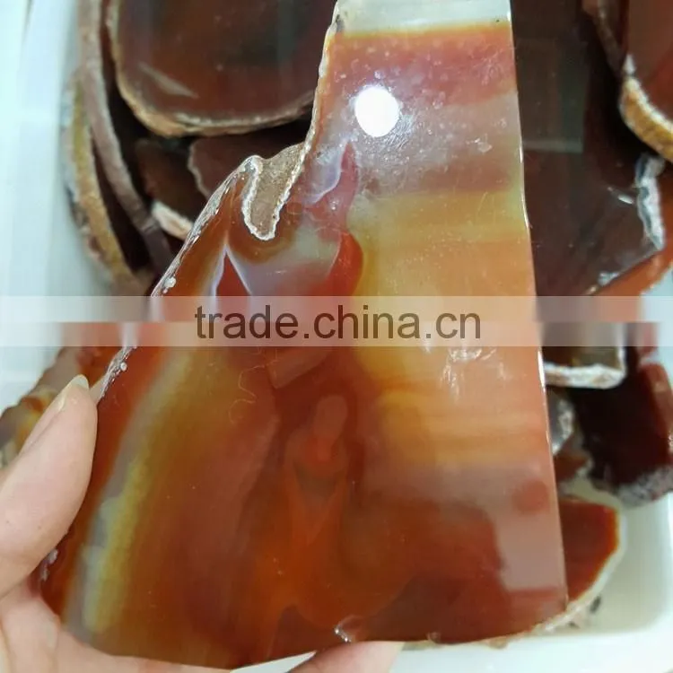 100% Natural Red Agate Slices for Wholesale