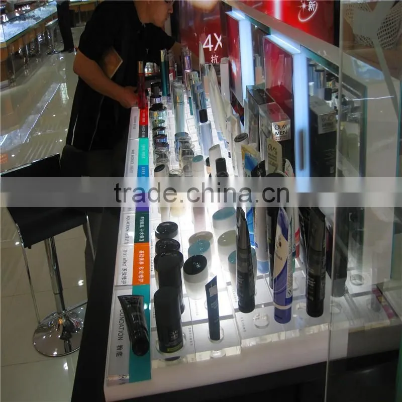 Acrylic clear display makeup cosmetic lipstick sale