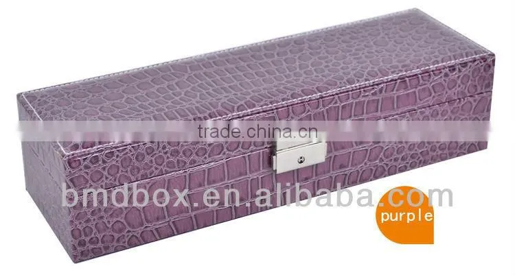 Hot Sale Rectangular Leather Watch Boxes For Women