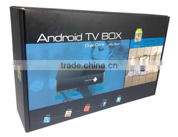 android mini tv box with a9 processor android 4.2 tv box built in XBMC