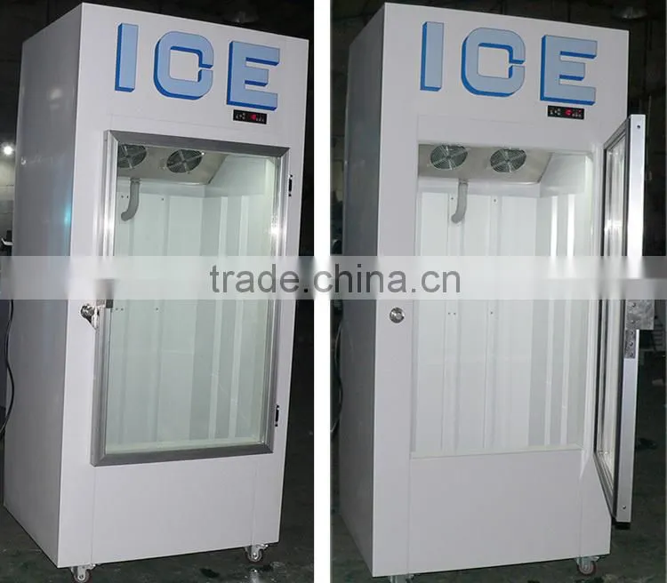 Outdoor Ice merchandiser for 3kg ice bag storage