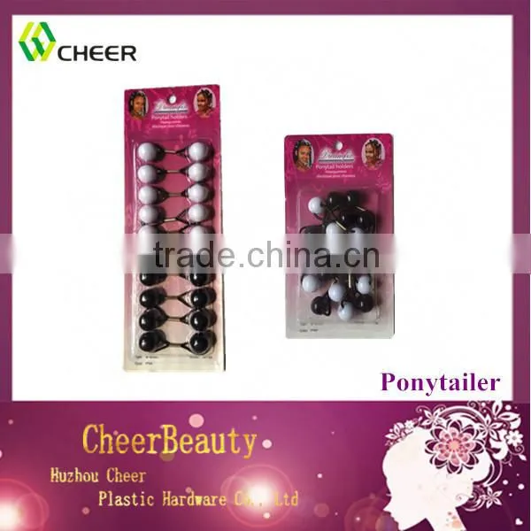 bead ponytail holder hair elastic rubber bands