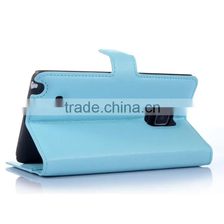 High Quality Leather Holster Card Wallet Folio Stand Flip Case Cover for Samsung GALAXY Note Edge N915