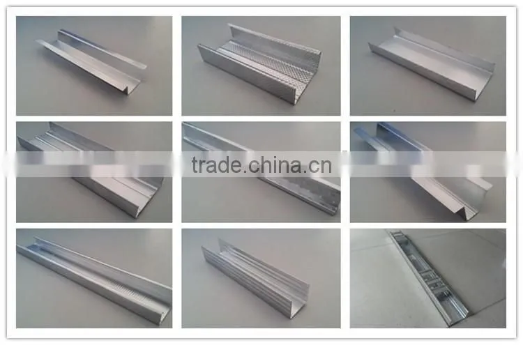 Auto Changeable Multi Dimension U C Z Purlin Roll Forming Machine , Light Guage Steel Frame Rollformer Price