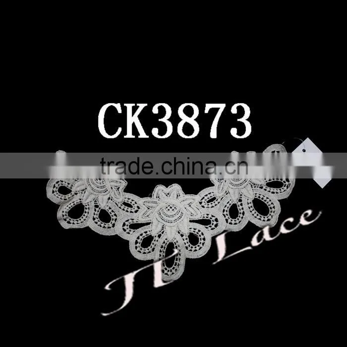 Garment accessories embroidered cotton lace trim CK3875