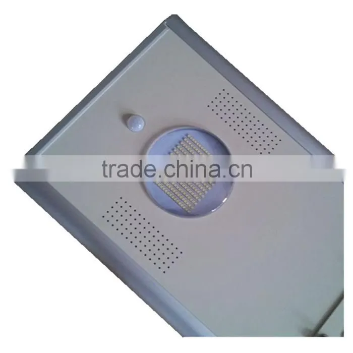 All in one adjustable poles solar street Light 15W