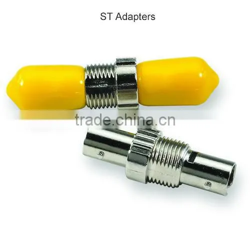 High quality fibre optica flange adapters simplex st fiber optical cable coupler