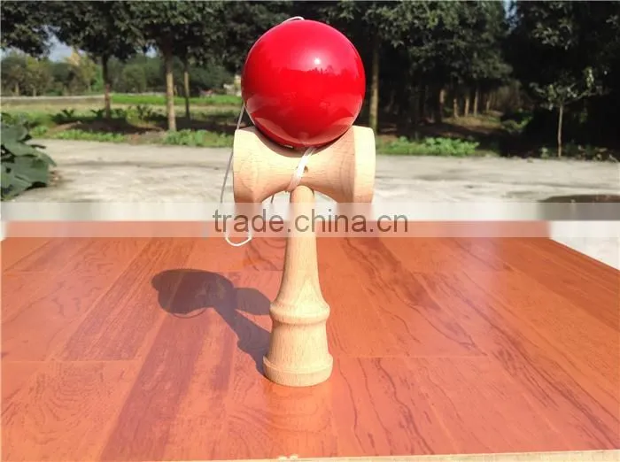 Memory MZ05 high glossy red solid kendama,quality professional kendama toy
