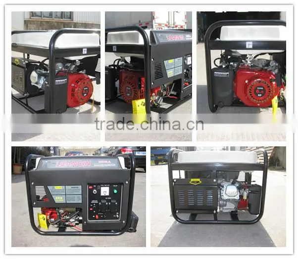 portable CE high quality gasoline 5.5kw generator