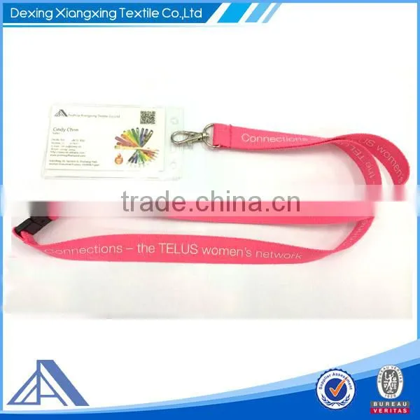 2015 polyester material new design heat transfer printed lanyard