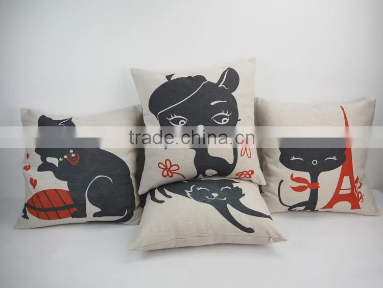 Cat Design Cushion Sofa Decorative Cushion Cover Chair Seat throw Cushion Pillow