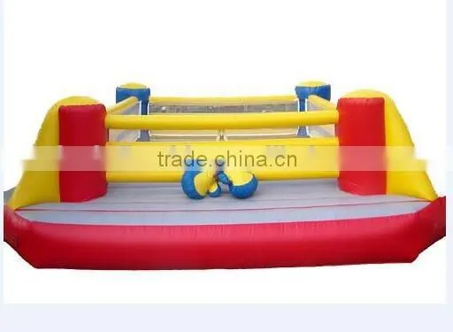 2016 high quality kids inflatable boxing ring for sale
