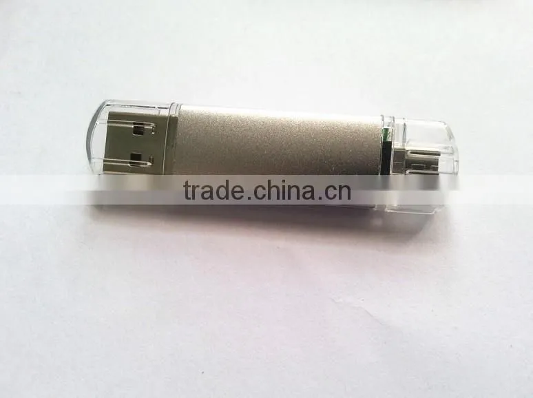 36 Months warranty New Android smartphone micro usb drive metal usb pen drive 8gb OTG usb flash drive