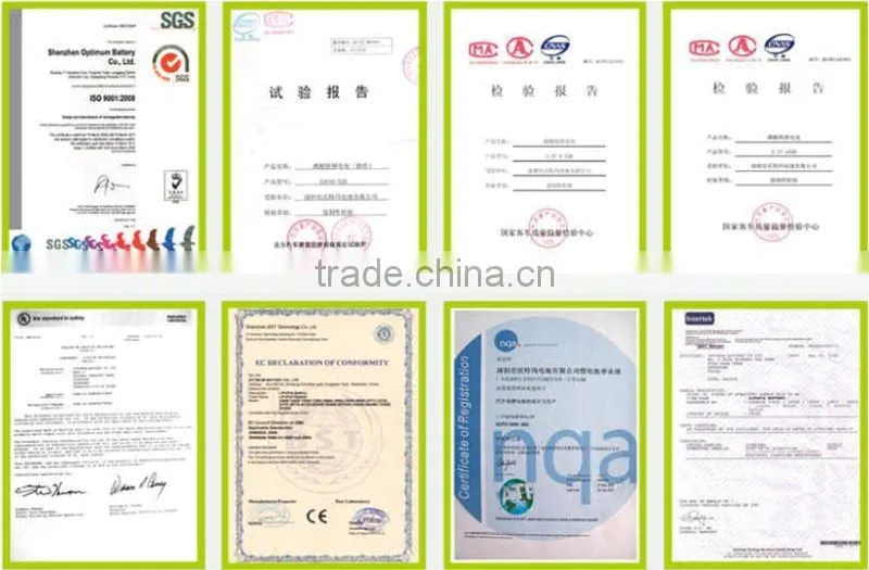 12v wheelchair lithium iron phosphate battery with high quality