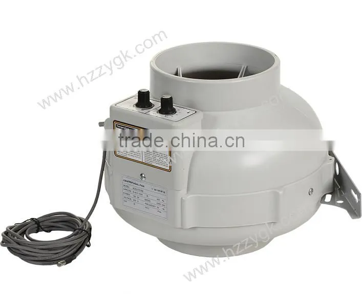 Variable Speed & TEMP Control Axial Flow Type Ventilation AC Inline Duct Fan / 6 inch Centrifugal Blower Fan