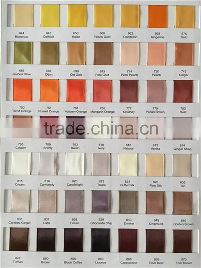 Hot Sale 100% Polyester Single Face Satin Ribbon,Wholesale Satin Ribbon