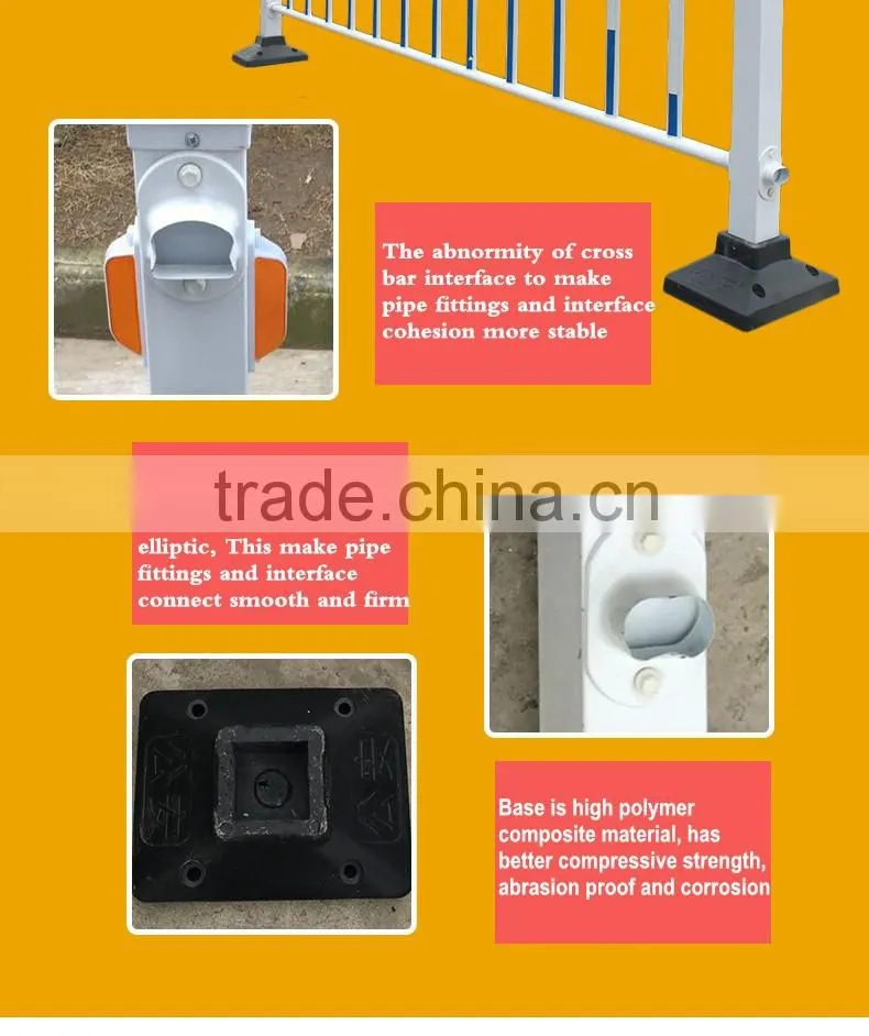 Transport facilities, highway guardrail electrostatic painting the road city municipal police zinc steel fence