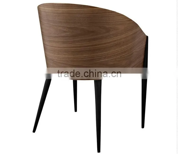 mid century modern cooper dining armchair in WALNUT