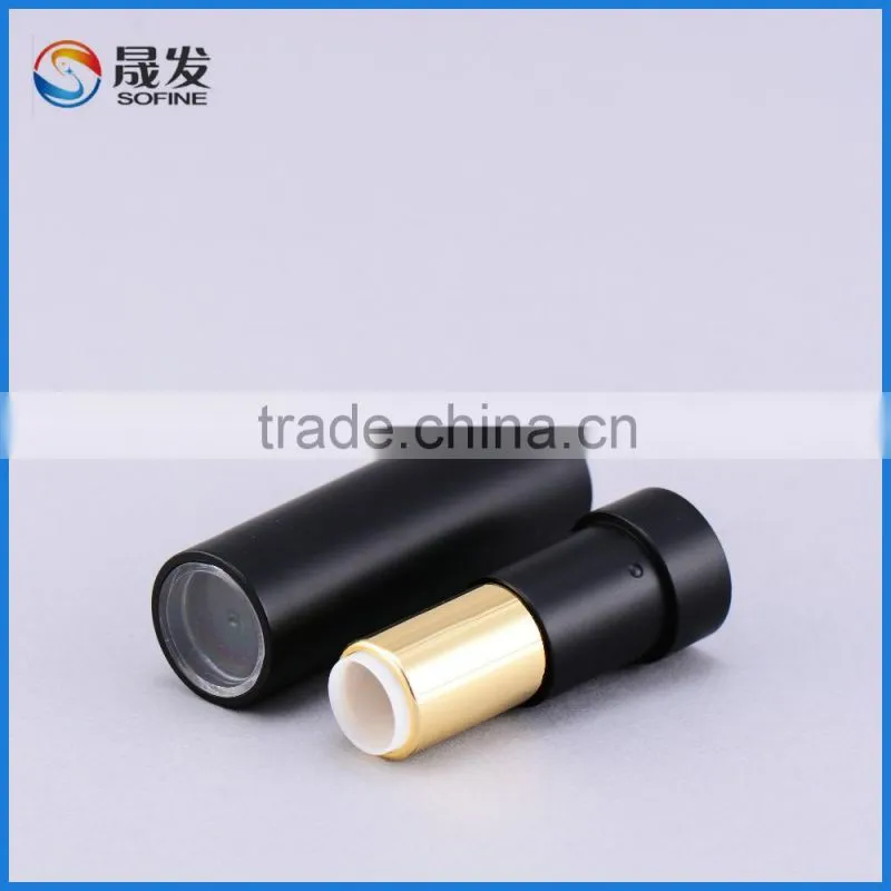 Super quality make up Matte black waterproof lipstick tube