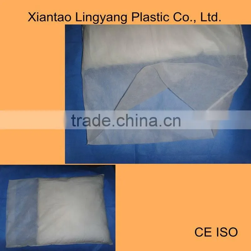 Disposable white nonwoven pillow cover/pillow case